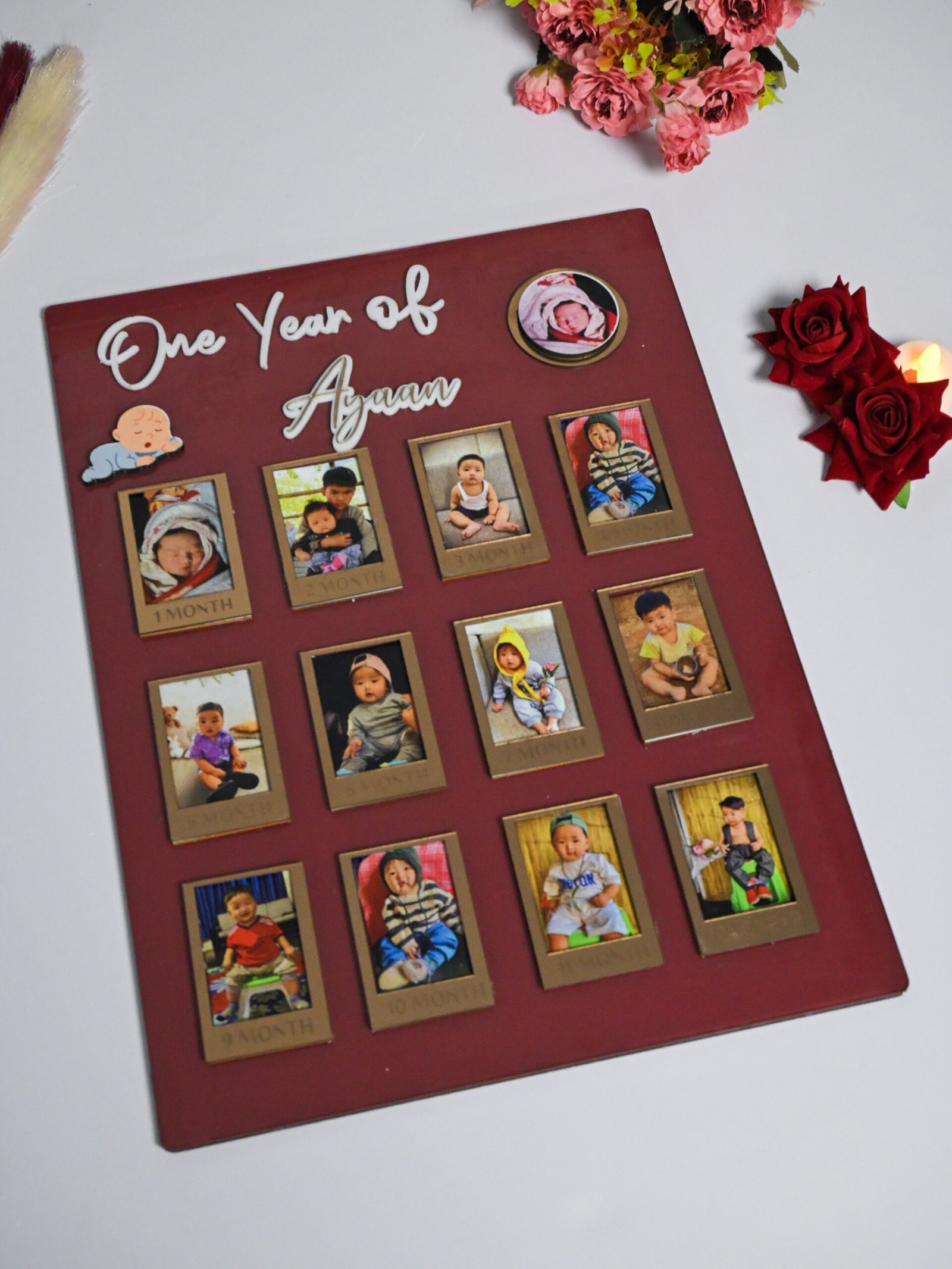 Baby Photo Board-Rectangular Shape - Image 2